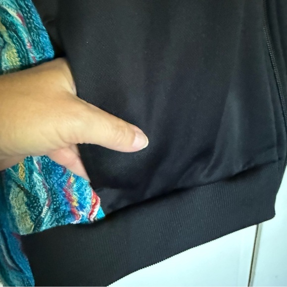 Puma x Coogi Women's Black Track Jacket Knit Sleeves Size XL - Picture 8 of 15